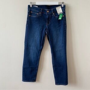 GAP Low Rise Vintage Slim Stretch Dark Blue Ankle Jeans Size 6 Short